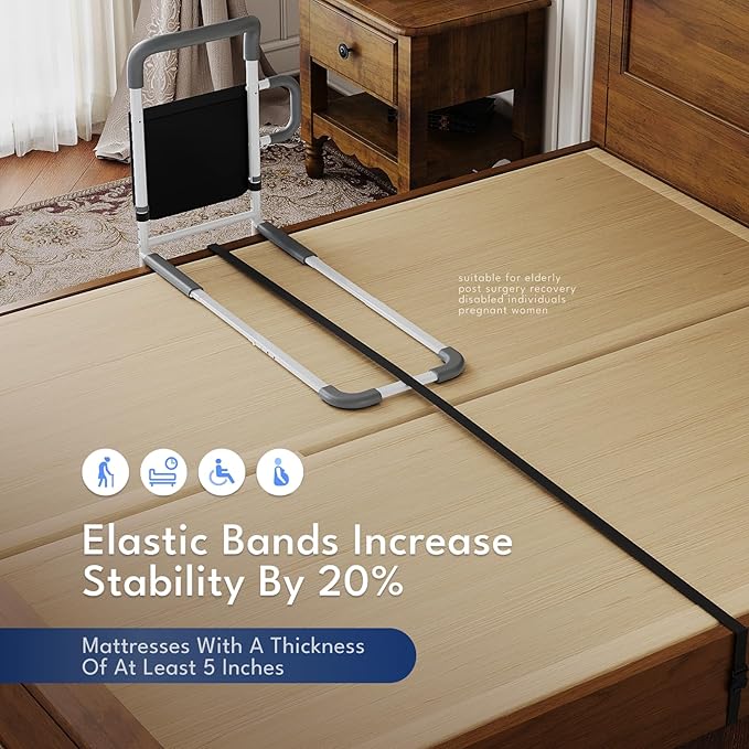 HOMEAL Bed Rails for Elderly Adults Safety, Reinforced Bedrails for Elderly - Image 6