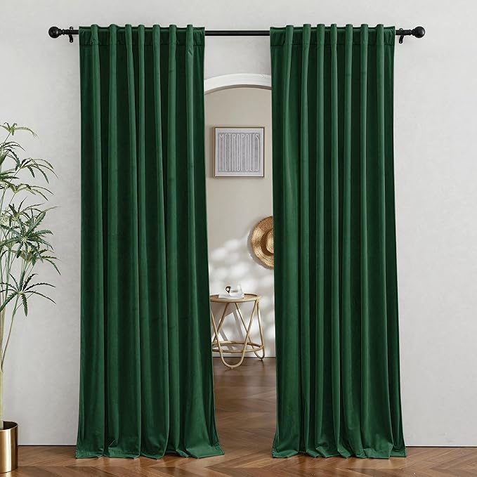 RYB HOME Velvet Room Divider Curtains by RYBHOME