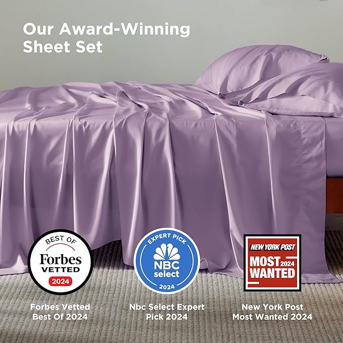Bedsure California King Sheet Sets, Cooling Sheets - Image 2