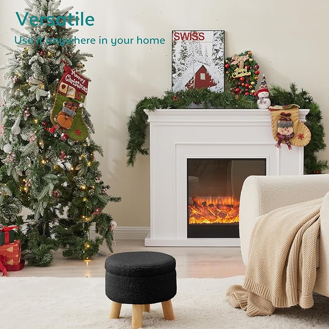 FIMIVIBI Small Foot Stool Ottoman - Image 8