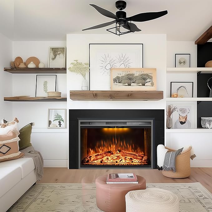 Velaychimny 49" Electric Fireplace Insert - Image 7