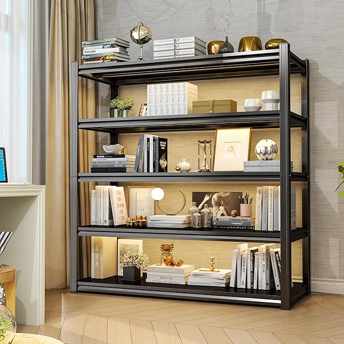 Garage Shelves, 14-48''W Heavy-Duty Storage Shelves, Double-Layer Uprights - Image 8