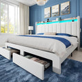 Allewie Velvet Vertical Tufted King Size Upholstered Platform Bed Frame by Allewie