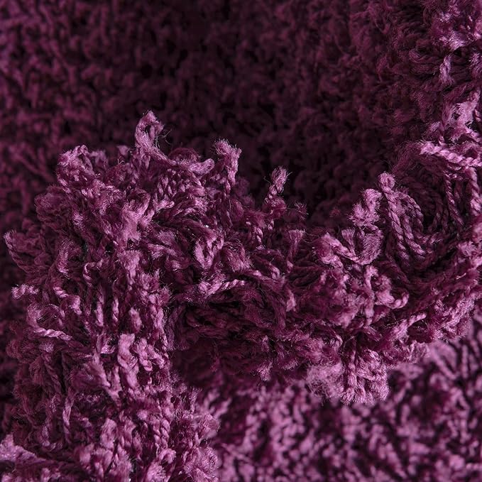 Unique Loom Solid Shag Collection Area Rug - Image 7