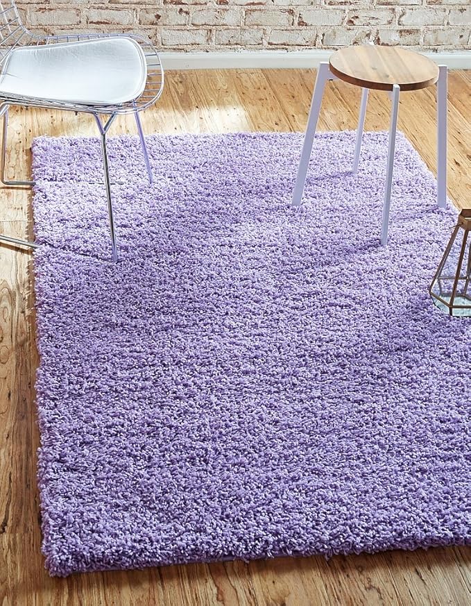 Unique Loom Solid Shag Collection Area Rug - Image 16