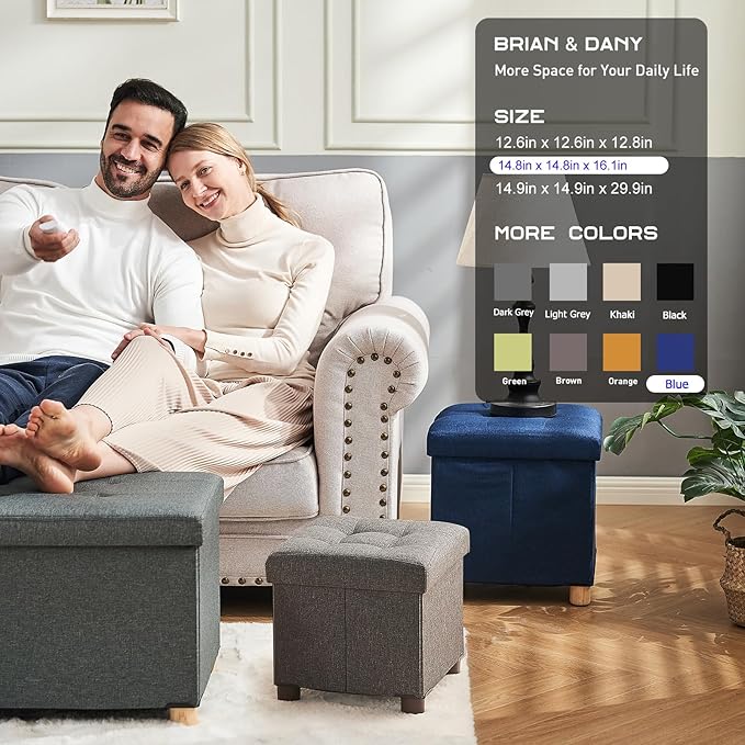 BRIAN & DANY Small Ottoman - Image 8