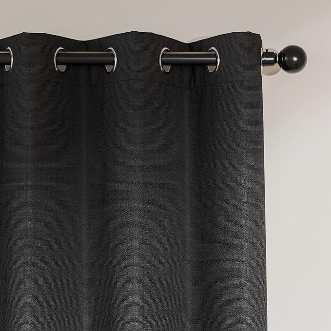 Amazon Basics Faux Linen Blackout Curtains - Image 4
