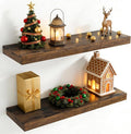 30 Inch Floating Shelves for Wall, 8 Inch Deep Floating Shelf for Storage & by Axeman