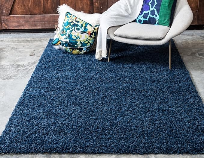 Unique Loom Solid Shag Collection Area Rug - Image 22
