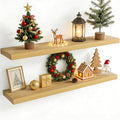 48 Inch Floating Shelves for Wall, 8 Inch Deep Floating Shelf for Storage & by Axeman