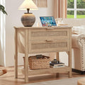 LEYAOYAO 31.5" Wide Rattan Night Stand by LEYAOYAO-Findtheshiningpointofyourideallife%EF%BC%81