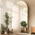 HARRITPURE 76"x34" Silver Full Length Mirror Arch Floor Mirrors by HARRITPUREHome