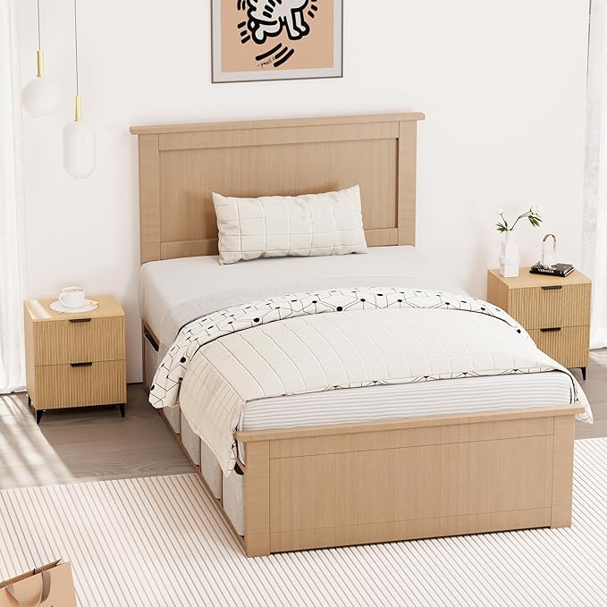 Royal Windsor Small Fluted Nightstand Set of 2 - Image 2