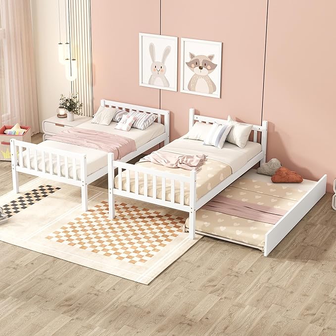 Bellemave Twin Over Twin Bunk Bed - Image 4