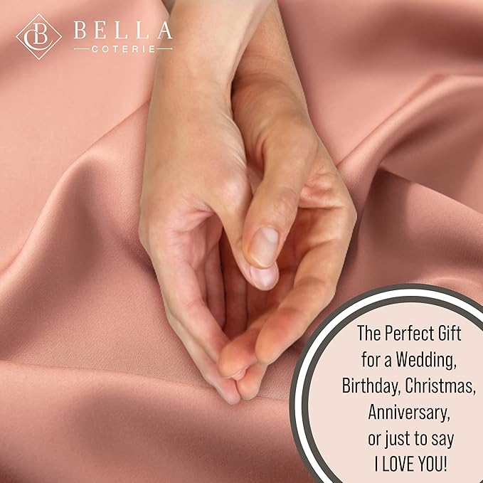 Bella Coterie Luxury Bamboo Viscose Split King Size Sheet Set | 2 Fitted Sheets - Image 7