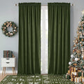 StangH Moss Green Velvet Curtains by StangH