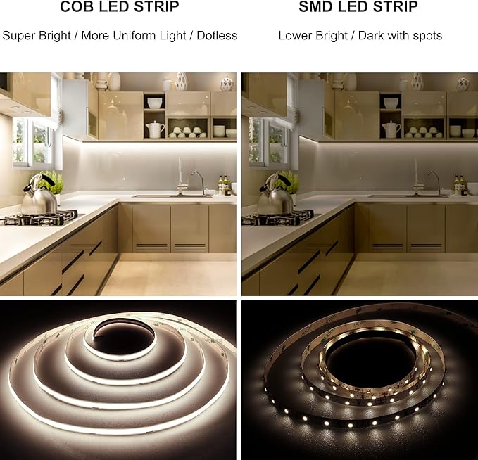 LED Strip Lights 32.8FT, Dimmable cob led Strip - Image 6