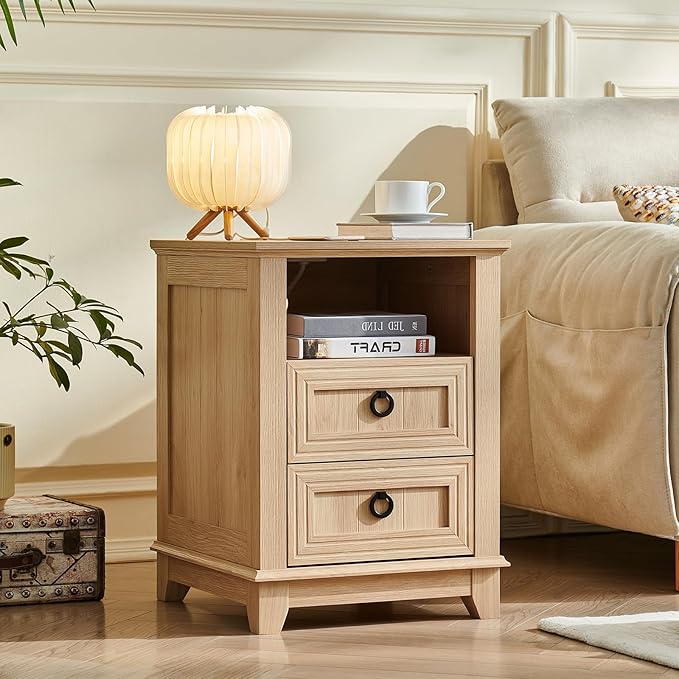 18" Farmhouse Night Stands Set of 2 - Image 3