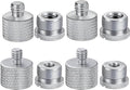IXTECH Mic Stand Adapter Set 8 pieces Metal Microphone Stand Screw Thread by I-XTECH