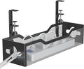 Under Desk Cable Management Tray 15.95", Quszmd Cable Organizer No Drill by CableManagement