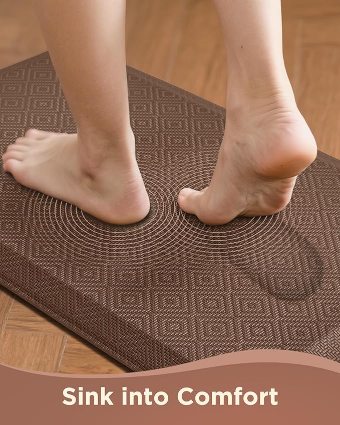 Ophanie Kitchen mats for Floor, 3/4 inch Thick, Kitchen Rugs, 20x48 Anti - Image 2