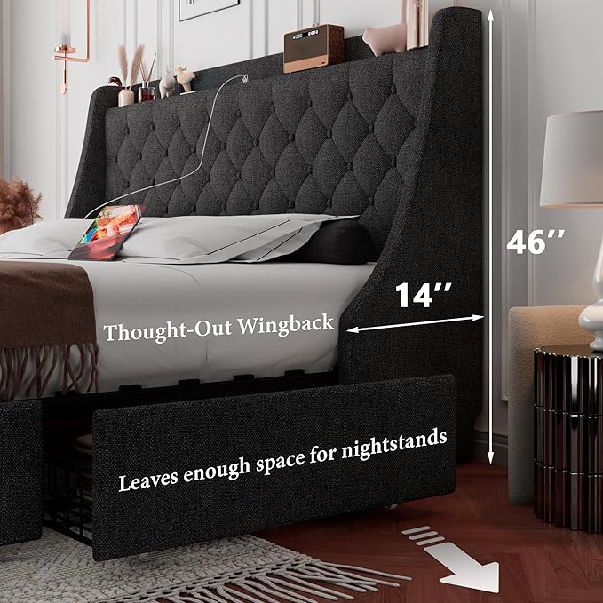 iPormis King Size Bed Frame - Image 2