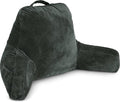 Husband Pillow Dark Green, Original Reading Pillow in Bed Rest Chair, Shredded by HusbandPillow