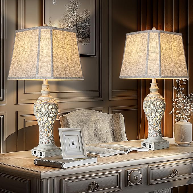 32" Tall Table Lamps Set of 2 - Image 7