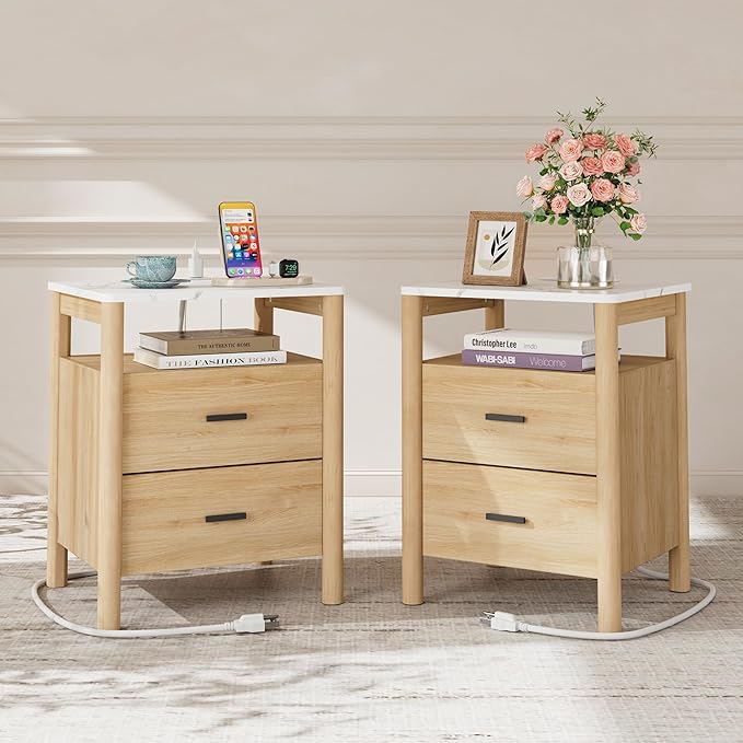 FavourLife Night Stand Set 2, Nightstand by FavourLife
