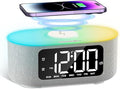 JALL Fabric Alarm Clock for Bedroom, by JALL
