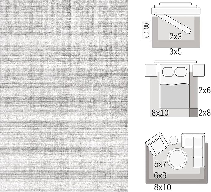 Area Rugs 5x7, Soft Machine Washable Rugs - Image 2