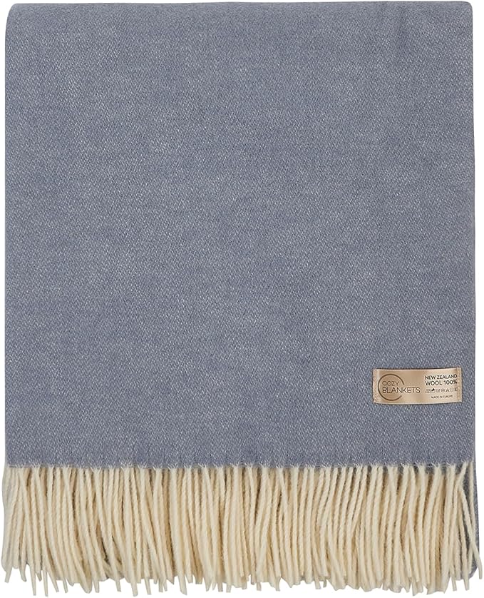 | Wool Blanket/Throw | 100% New Zealand Wool | Perfect by Cozy+Blankets