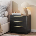 Black Nightstand Bedside Table by beronbaer