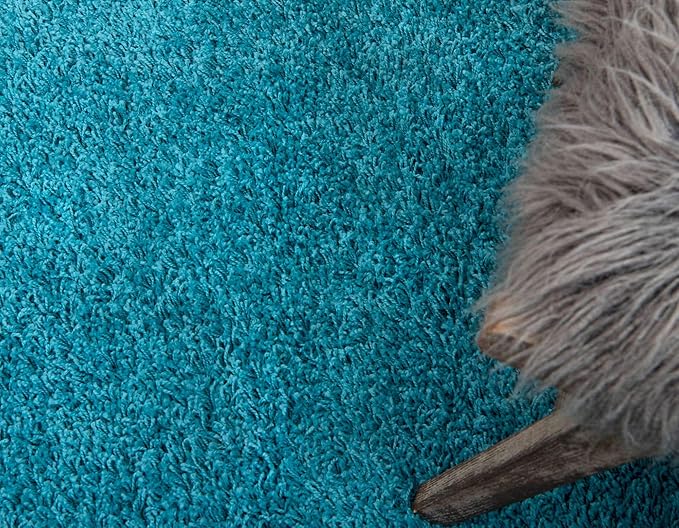 Unique Loom Solid Shag Collection Area Rug - Image 8