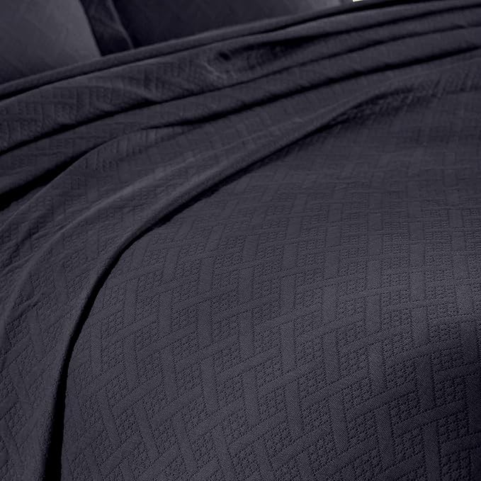 Superior 100% Cotton Basket Weave Bedspread - Image 3