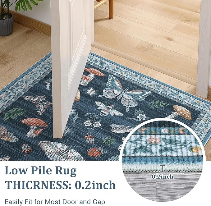 Mushroom Washable Area Rug 6x9 Rugs - Image 6