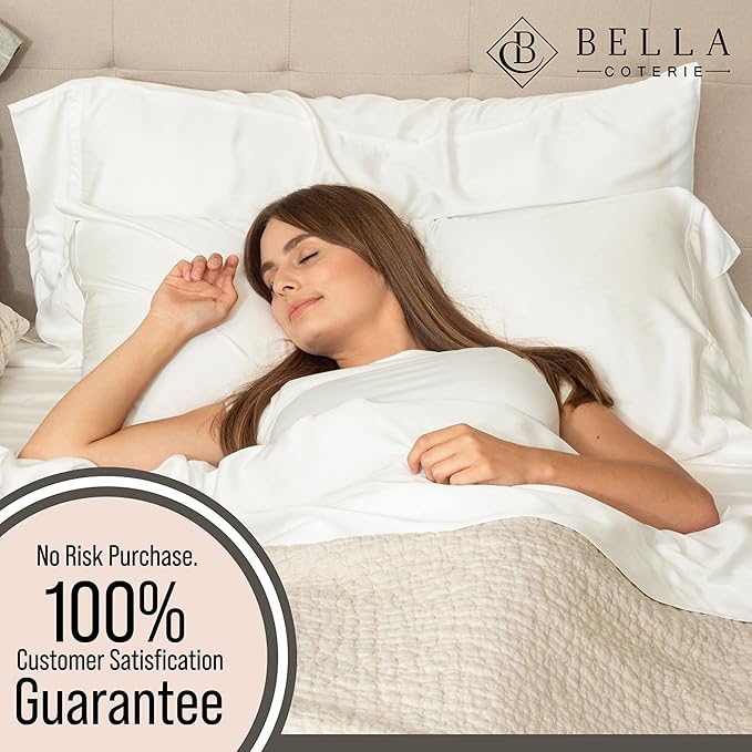 Bella Coterie Luxury Bamboo Viscose Cal King Size Sheet Set | 100% Organically - Image 5