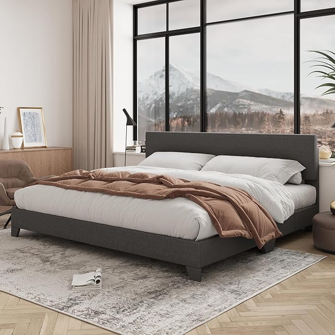 Allewie King Size Bed Frame by Allewie