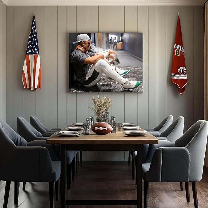 B.B.F MAKE 2025 Super Canvas Bowl Wall Art Champions Eagles Poster Print - Image 5