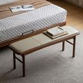 47.2'' Leather Upholstered Dining Bench by Wayshome