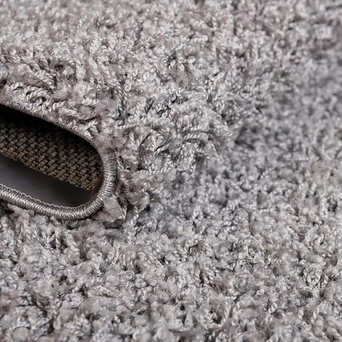 Unique Loom Solid Shag Collection Area Rug - Image 7