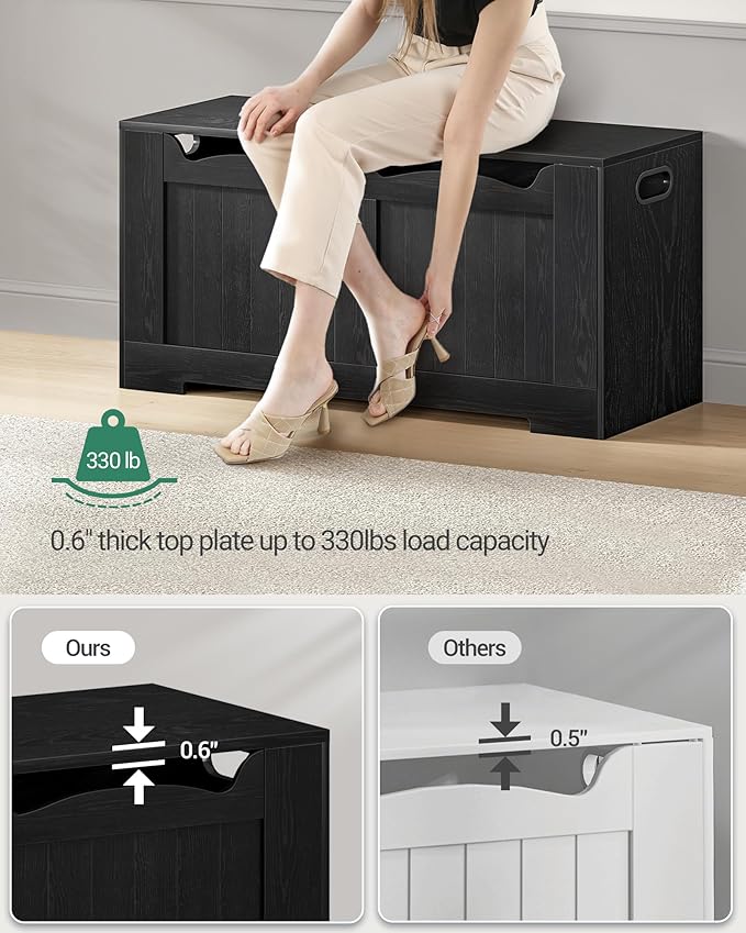 Hzuaneri 39.4" Storage Chest, Storage Bench Trunk - Image 9