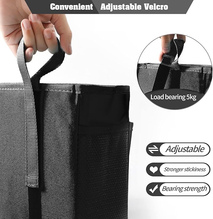Bseash Bunk Bed Organizer, Bedside Caddy Hanging Bed Organizer Storage Bag - Image 4