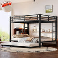 Upgraded Version Thicken Metal Heavy-Duty Queen Over Queen Bunk Bed by Unknown