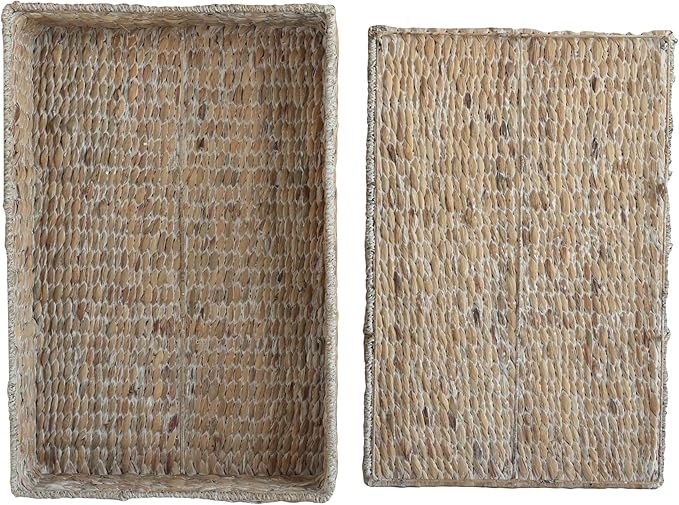 happimess BSK2015D Holden 30" Classic Costal Hand-Woven Hyacinth Wicker Under - Image 6