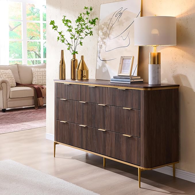 T4TREAM Fluted 7 Drawers Dresser - Image 6
