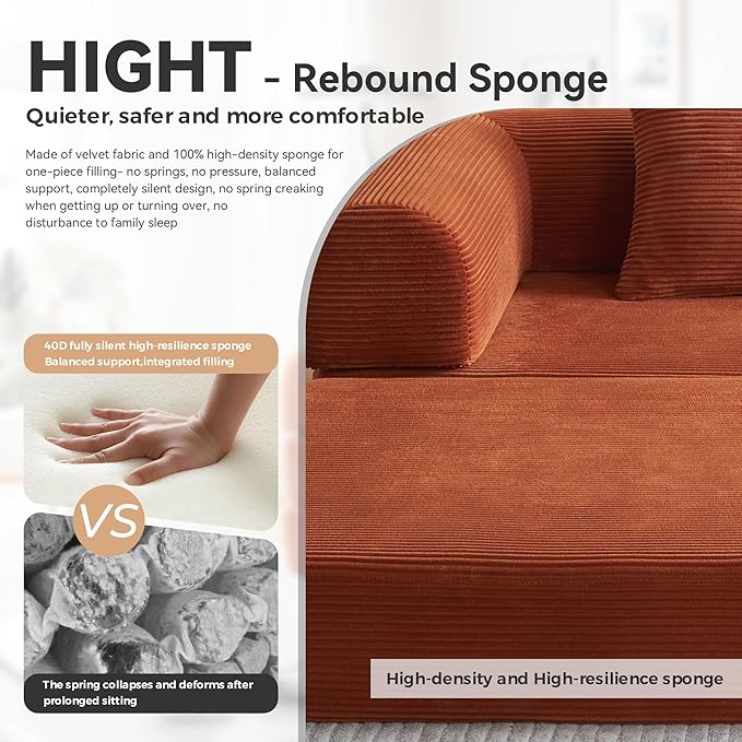 Upgrade High Backrest Design Sofa Bed - Image 7