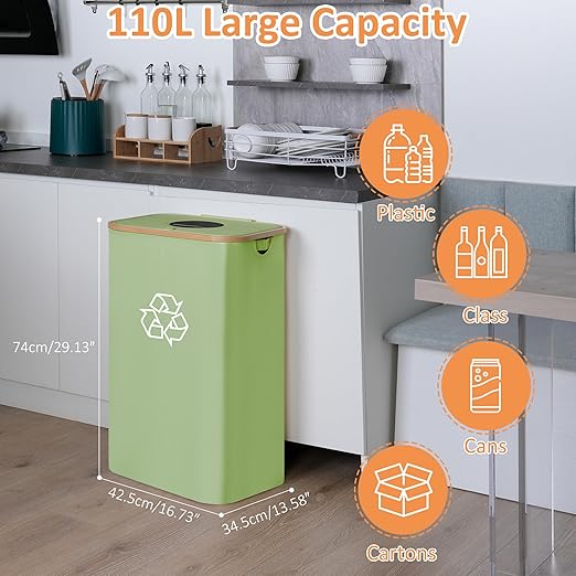 iEGrow 29 Gallons Recycling Bins - Image 3