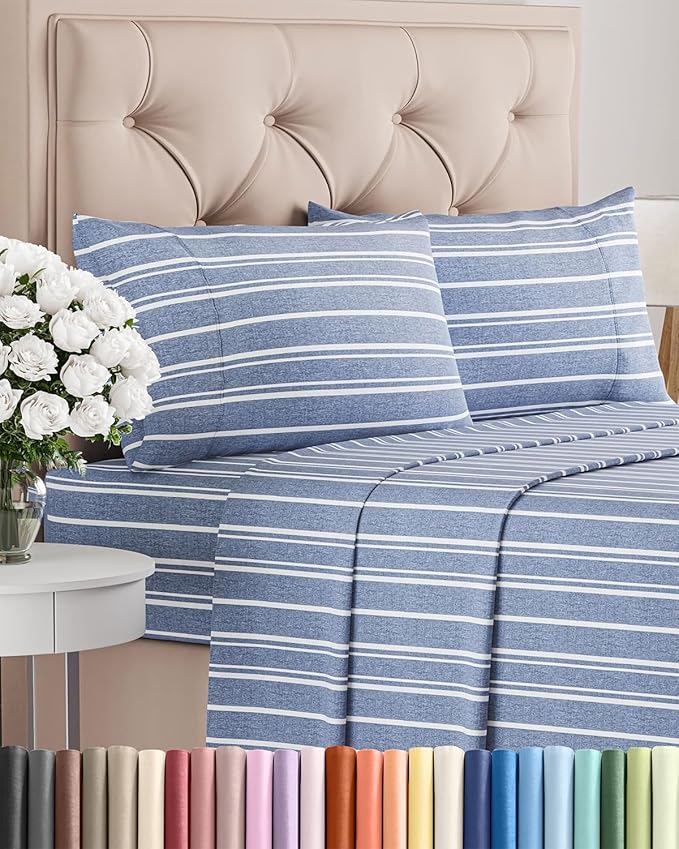 King Size 4 Piece Sheet Set by CGKUnlimited