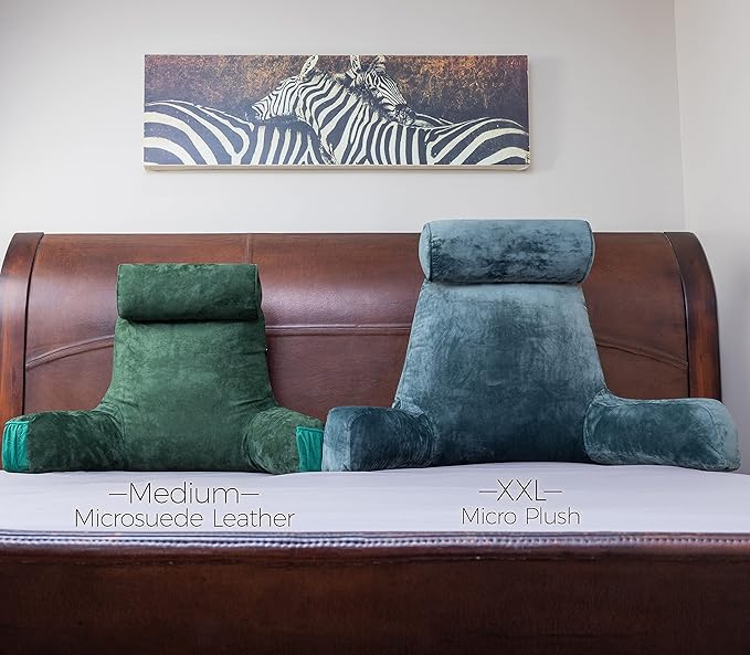 Husband Pillow Medium Aspen Edition Ramona Green, Sit Up Reading & Bed Rest - Image 5